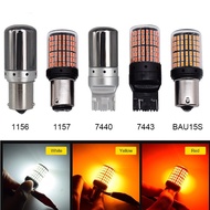 1PCS T20 7440 7443 W21W 1157 BAY15D LED Bulbs 1156 BA15S P21W BAU15S 3014 144smd Error Free Canbus T