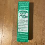 DR. BRONNER'S 140g all-one toothpaste spearmint 有機無氟綠薄荷牙膏