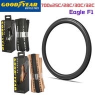 Goodyear Tire Eagle F1 700x25/28C/30C/32C Road Bike 120TPI Tubeless/Tube Bicycle Tyre Clincher Folda