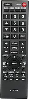 Universal Replacement Remote Control Applicable for Toshiba LCD LED TV 4K UHD Smart HDTV