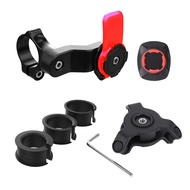 Motorcycle Bike Phone Holder Stand Bicycle Quad Lock Phone Holder Bike Holder 360° Rotatable Navigat