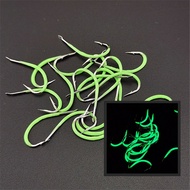30 Per Box Glow In Dark Circle Barbed Fish Hook Size 9 18 High Absorbance Fluorescent Night Sea Fish