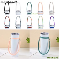 MOLIH Water Bottle Sling Holder, Durable Water Bottle Accessories Water Cup Silicone Strap, Soft Sil