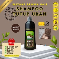 EMBER Instant DARK BROWN Hair Shampoo 400ml (LULUS KKM, SAH SOLAT) / Hair Dye/ syampu tutup uban/cov