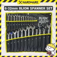 6mm - 32mm BLION Combination Wrench Spanner Set/6-32mm Working Spanner Tool/Common Ring Spanner/扳手