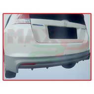 Honda Insight (2011) MG Style Rear Back Skirt Skirting Bumper Lower Lip Spoiler ABS Plastic Bodykit 