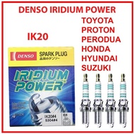 4pcs Denso Original Iridium Power Spark Plug IK20 Wira Waja Myvi Camry Alphard Estima ACR30 ACR50 Sp