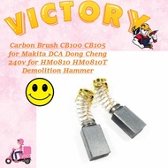 Carbon Brush CB100 CB105 for Makita DCA Dong Cheng 240v for HM0810 HM0810T Demolition Hammer