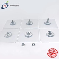 Cangkuk Gantung Dinding Kuat Lutsinar Dengan Suction Cup – Hanging Nail Photo Frame Hook Bathroom Wa