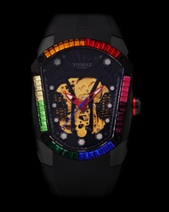 Tomaz GT Skeleton TW028-D21 Crystal Watch – Comfort Strap