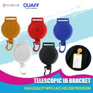Retractable Clip Badge ID Case Holder / Retractable Badge Reel Lanyard Holder for IDs / Retractable 