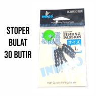 Round Fishing Stopper Stopper Fishing Contains 30 Pieces