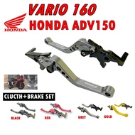 VARIO 160 ADV150 ADV160 2019-2021 Cnc Aluminium Brake Clutch Lever ADJUSTABLE  LEVEL TANGAN / Brek a