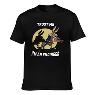 Design Men'S Tee Trust Me Im An Engineer Cotton Fashion Summer Tshirts