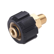 Pressure Washer Hose Adapter Female Metric M22 to 1/4 and 3/8 Inch Male Fitting Accessories (Male to