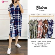 ELVIRA DRESS DRESS BY HANANIA CRINCLE AIRFLOW MATERIAL
