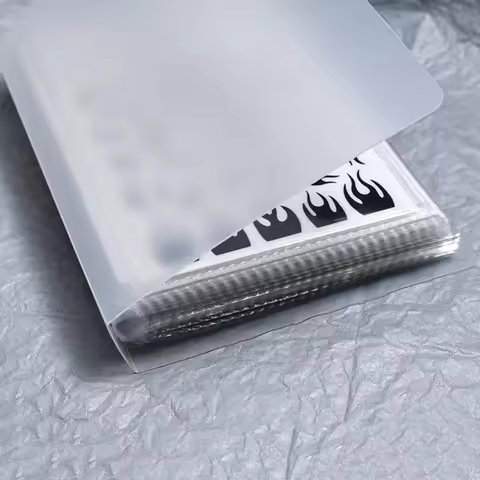 20/80 Slots Empty Nail Art Stickers Collecting Album Clear Plastic Design Nail Art Decals Storage Bo