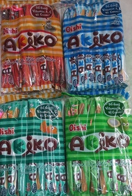 THÙNG 10 GÓI BÁNH SNACK QUE CÓ NHÂN OISHI AKIKO 20 CÂY VỊ PHÔ MAI HAY VỊ CAFE  HAY VỊ SỮA HAY VỊ SỮA