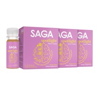SAGA Organic Focus Shots | Contains Nootropics, Adaptogens, & Mushrooms - Bacopa & Ashwagandha | Hig
