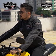 JAKET motor touring premium  RAPID STRANGERS jaket bikers full bordir tengkorak anti air dan anti an