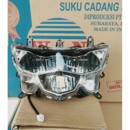 01-D39-002-00AA Yamaha Mio Soul GT125 Blue Core Headlight Reflector 2015 to 2019 + LED WIN