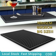 Bar Mat Bartender Rubber Non-slip Rubber Coaster Bar Spill Mat Anti-Slip 15X30 / 45X30 / 60X30 CM