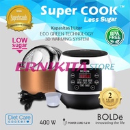 Bolde Super Cook Less Sugar 1 L - Super Cook Rice Cooker Less Sugar