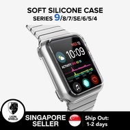 [SG] LionShield Apple Watch Case Series 9/8/7/SE/6/5/4/3/2/1 - iWatch 45mm/41mm/44mm/41mm Clear Soft Casing Cover