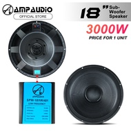 AmpAudio 18 inch speaker unit 3000 watts replacement subwoofer speaker