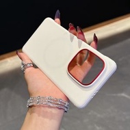 內地直送 - 适用一加13t荣耀power手机壳超薄无边框荔枝纹一加荣耀系列裸机手感手机壳-白色-丹红 一加13