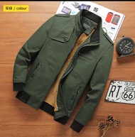 Áo Khoác KaKi Mùa Đông Nam Lót Lông Giống Hình Chất Lông Dày Dặn Thiết Kế Túi Trong Tiện Lợi Ấm Áp M