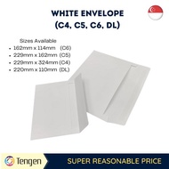 [SG] (C4, C5, C6, DL) White Envelope/ Size C Envelope/ Paper Envelope / Size DL Envelope