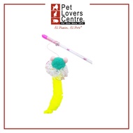 Amy N Carol Cat Teaser Pvc Ball Honeyebee (Yellow)