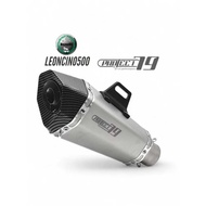 Project79 Exhaust Benelli LEONCINO 500 Long Slip on Piping Muffler Stainless Steel Project79 QPM03SV