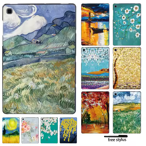 Tablet Case for Samsung Galaxy Tab S4/Tab S5e 10.5"/Tab S6/Tab S6 Lite 10.4" P610 P615/Tab S7 Oil Pa