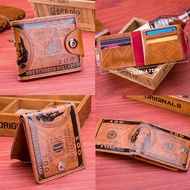 Men's Wallet Us Dollar Bill Bifold Wallet With Magnetic Buckle For Men F1q5