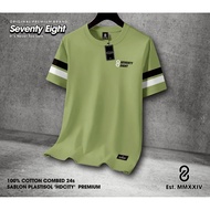 KATUN Seventy Eight Cool Adult Men's Distro T-Shirt Bandung Soft, Casual, Simple, Premium 24s Combed