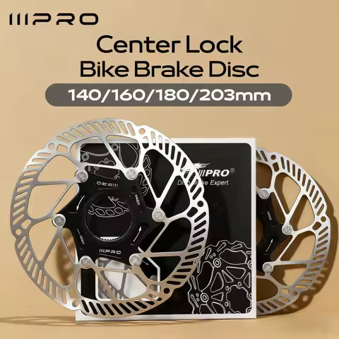 IIIPRO Center Lock Bike Disc Rotor Bicyele Hydraulic Disc Brake Rotors Stainless Steel CNC Laser Cut