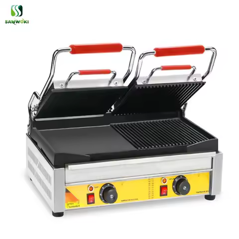 Panini Press Machine Cake Maker Breakfast Machine Sandwich Panini Grill Machine Panini Steak Grill G