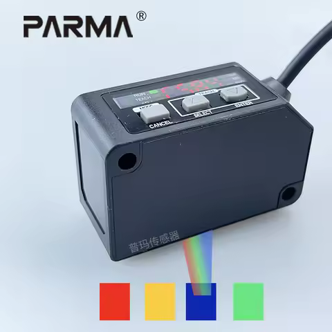 PARMA PM-A101 Color Sensor Color Recognition Mark Tracking Digital Mark Sensor Optical Sensor, Photo