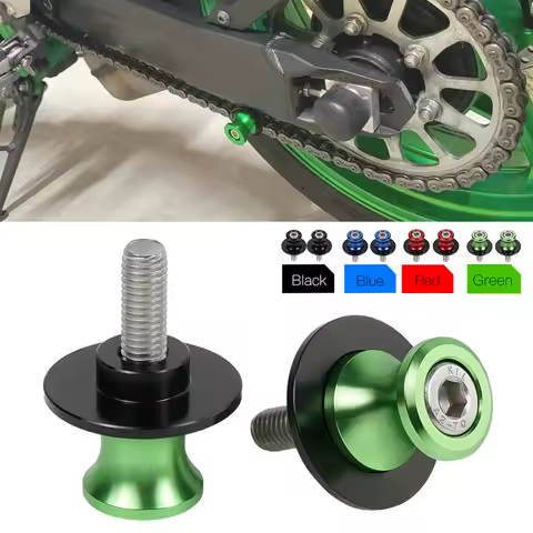 M8 8mm Swingarm Spools Slider For Kawasaki Z650 Z800 Z1000 Z1000SX Z900 Z 900 NINJA 600 ZX-6R 2017-2