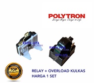 Relay Overload kulkas Polytron 1 Pintu / Overload kulkas polytron