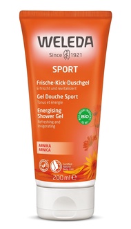 Weleda Sport Arnica Shower Gel, 6.8 Fluid Ounce, Plant Rich Cleanser with Arnica, Rosemary and Laven