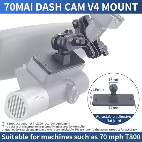 for 70mai Dash Cam T800 Car Rearview Mirror DVR Driving Video Recorder Bracket Mount Holder