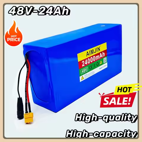 13S6P 48V 24Ah 2000W Panasonic 18650 li-ion battery pack, suitable for 54.6V bicycles+optional built