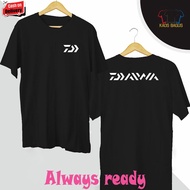 Daiwa Fishing T-Shirt Logo Short Sleeve Fishing Mania Shirt