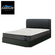 Amour Brand Dark Grey Single Size / Super Single Size / Queen Size / King Size Fabric Bed Frame Free Delivery 1008