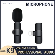 ♥ SPLAY Shipping+Readystock ♥K9 Wireless Lavalier Microphone System Portable Audio Record Game Sing Plug and Play Live Video for IPhone Computer Xiaomi Phone