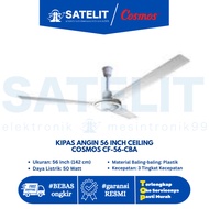 COSMOS CF-56-CBA CEILING FAN - 56 Inch Low Watt 50W Hanging CEILING Fan - Living Room CEILING Fan fo