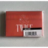 TWICE OFFICIAL JAPAN TWICE "&TWICE" PHOTOCARD SET [13 PHOTOCARD]